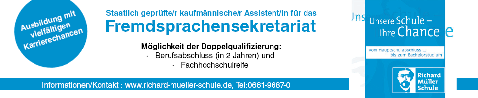 Anzeige Richard-Müller-Schule Fulda